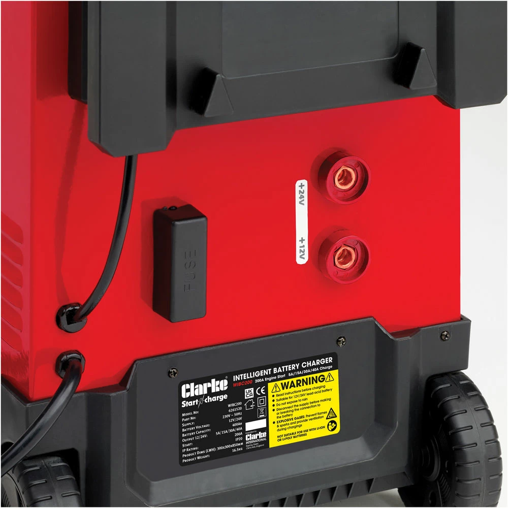 Clarke WIBC200 200A Battery Starter/Charger 2 Clarke WIBC200 200A Battery Starter/Charger - Image 2