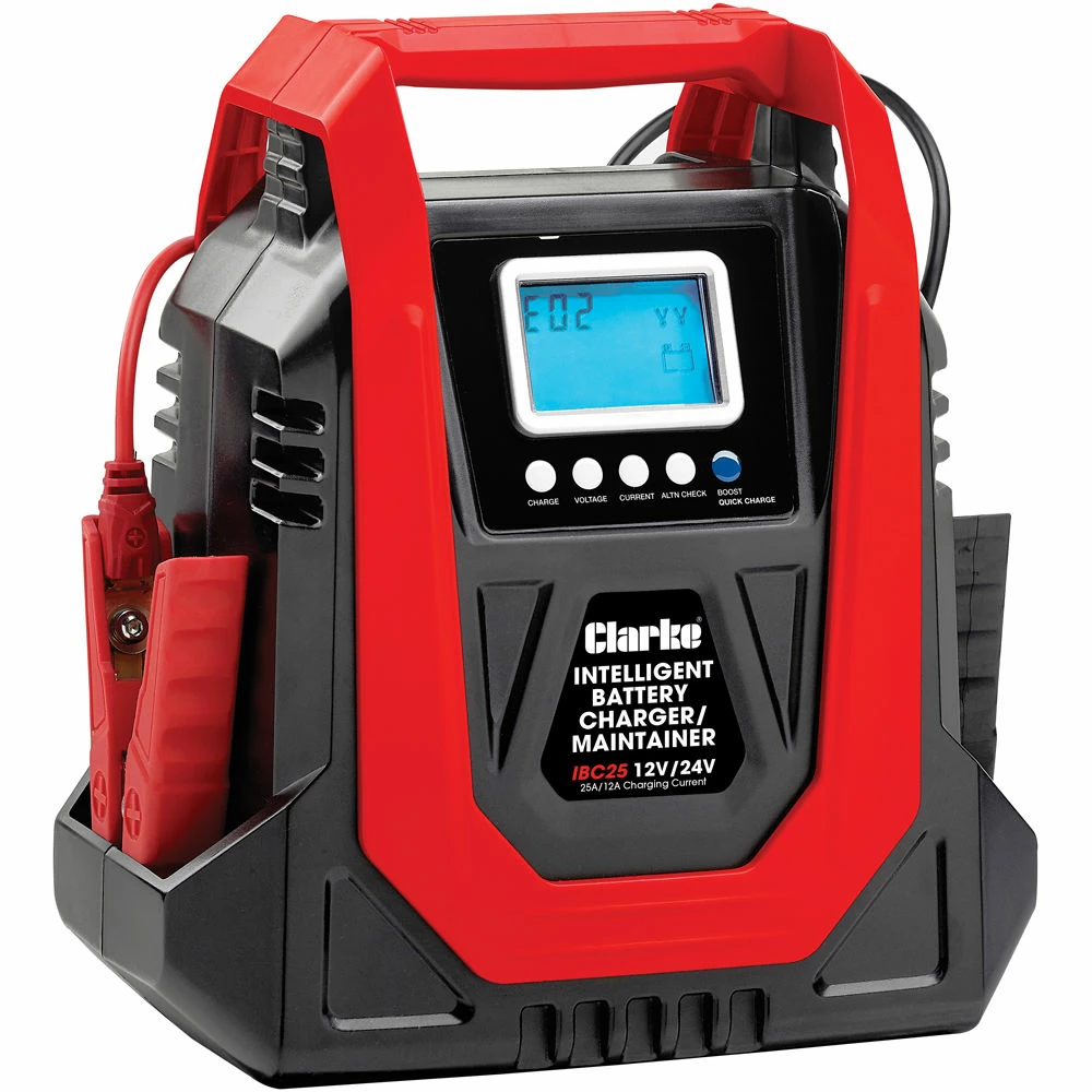 Clarke IBC25 12/24V Intelligent Battery Charger 1 Clarke IBC25 12/24V Intelligent Battery Charger
