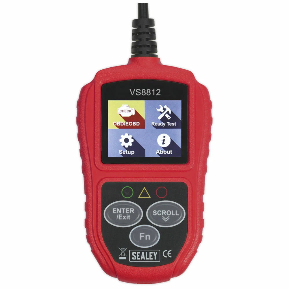 Sealey VS8812 EOBD Code Reader - Live Data 2 Sealey VS8812 EOBD Code Reader - Live Data - Image 2