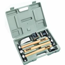 Clarke CPB7CH 7pc Panel Beating Set With Hickory Shafts
