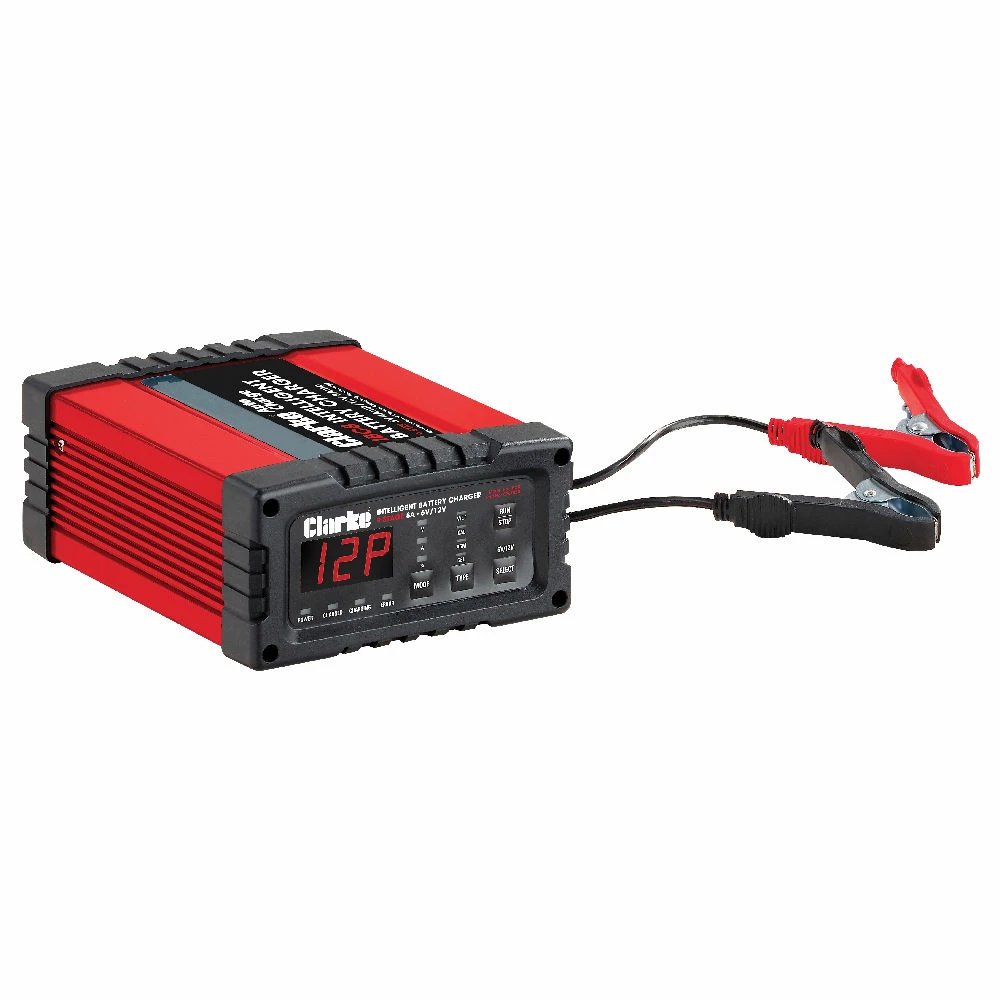 Clarke IBC8 6/12V Intelligent 8A Battery Charger 1 Clarke IBC8 6/12V Intelligent 8A Battery Charger